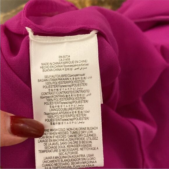 Bcbg Maxazria Elegant Pink Sleeveless high low Dress, US0 - Picture 12 of 12